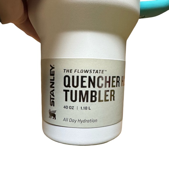 Stanley 40oz. Quencher Tumbler with Teal Handle - Picture 2 of 3